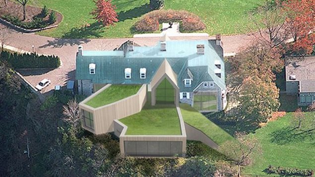 Le design du 24 Sussex réalisé par l'architecte Oliver Dang. Le design du 24 Sussex réalisé par l'architecte Oliver Dang.