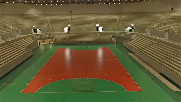 L'intérieur de l'Aréna du futur L'intérieur de l'Aréna du futur