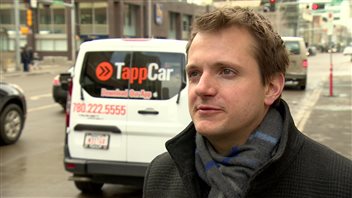 Pascal Ryffel, le porte-parole de l'entreprise albertaine de covoiturage TappCar. Pascal Ryffel, le porte-parole de l'entreprise albertaine de covoiturage TappCar.