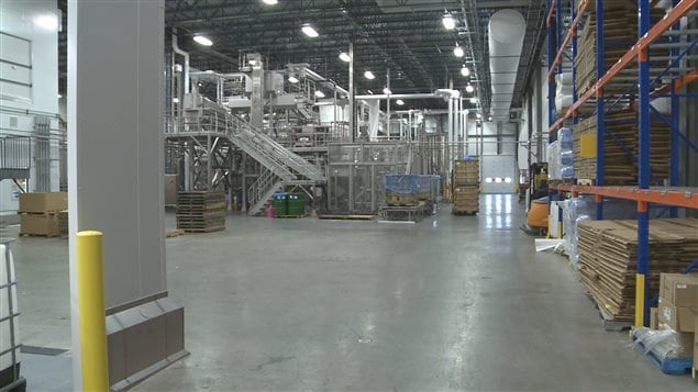 La nouvelle usine de Fruit d'or à Plessisville La nouvelle usine de Fruit d'or à Plessisville