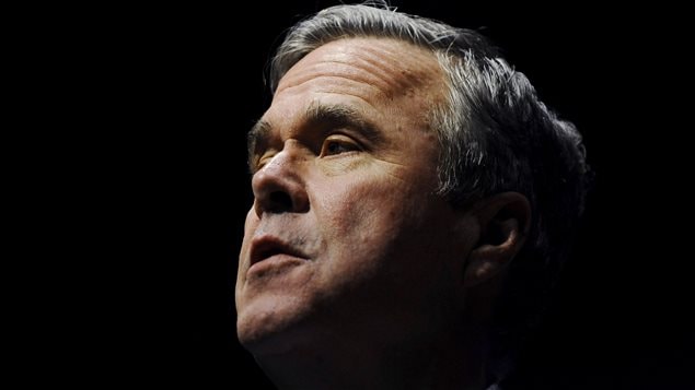 Jeb Bush en campagne à Greenville, en Caroline du Sud, le 19 février 2016. Jeb Bush en campagne à Greenville, en Caroline du Sud, le 19 février 2016.