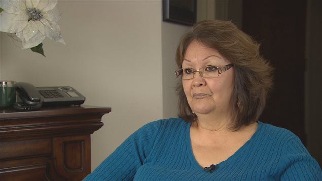 Sandra Gagnon réagit à la publication d'un livre par Robert Pickton le 21 février 2016. Sandra Gagnon réagit à la publication d'un livre par Robert Pickton le 21 février 2016.