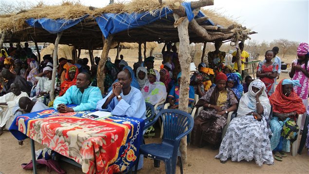 Des résidents de Montréal au Sénégal lors de la cérémonie de samedi. Des résidents de Montréal au Sénégal lors de la cérémonie de samedi.