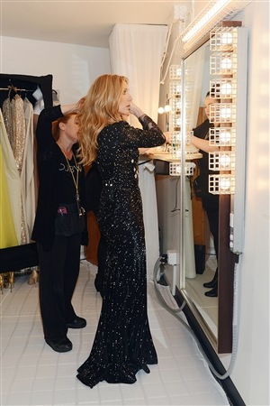 Céline Dion se prépare avant le spectacle Céline Dion se prépare avant le spectacle