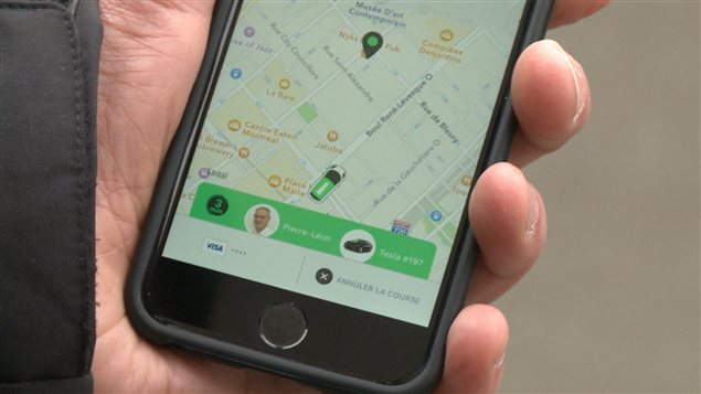 Application du service de taxis électriques Téo Taxi Application du service de taxis électriques Téo Taxi