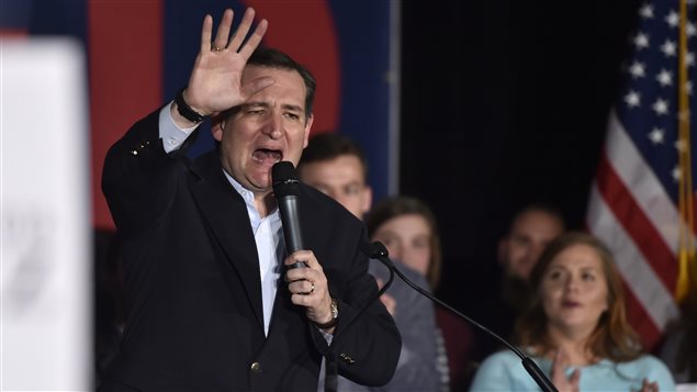 Ted Cruz s'exprime devant ses sympathisants à Las Vegas, au Nevada, le soir du caucus républicain. Ted Cruz s'exprime devant ses sympathisants à Las Vegas, au Nevada, le soir du caucus républicain.