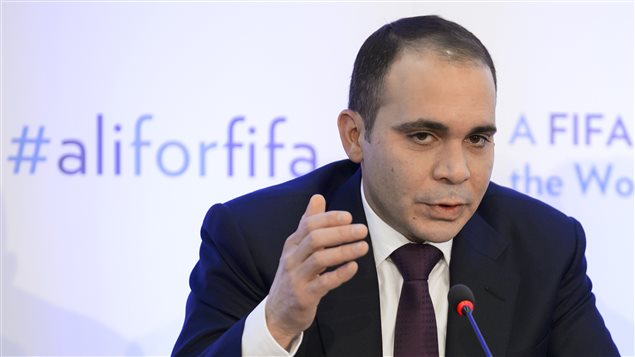 Prince Ali bin Al-Hussein, candidat à la présidence de la FIFA Prince Ali bin Al-Hussein, candidat à la présidence de la FIFA