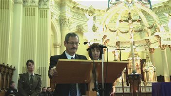 Michel LeRoux et Christine Peeters, le père et la mère de Thierry LeRoux Michel LeRoux et Christine Peeters, le père et la mère de Thierry LeRoux