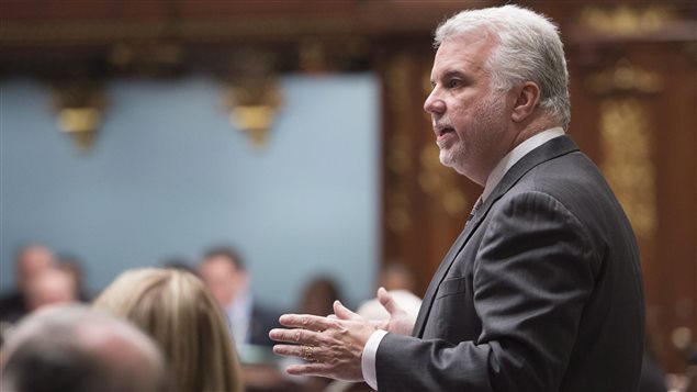 Le premier ministre du Québec, Philippe Couillard Le premier ministre du Québec, Philippe Couillard