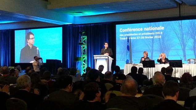 Discours d'ouverture du chef Pierre Karl Péladeau au Conseil national du Parti québécois à Trois-Rivières Discours d'ouverture du chef Pierre Karl Péladeau au Conseil national du Parti québécois à Trois-Rivières