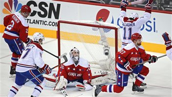 Brendan Gallagher a marqué contre les Capitals, à Washington Brendan Gallagher a marqué contre les Capitals, à Washington