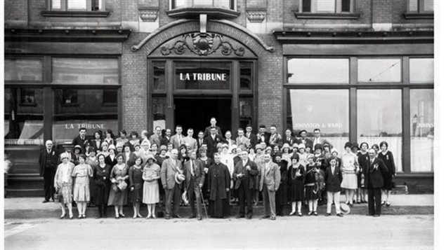 Des employés de La Tribune en 1928 Des employés de La Tribune en 1928