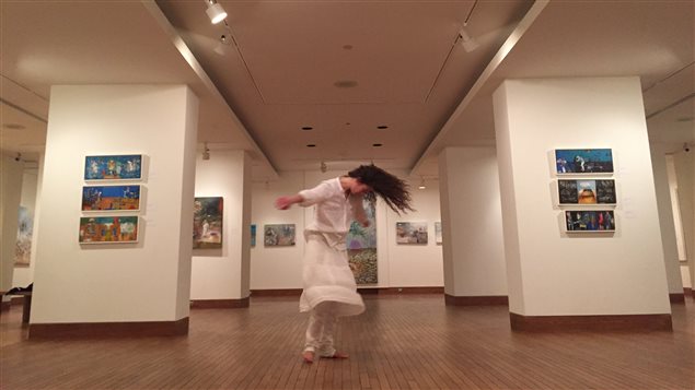 La danseuse et chorégraphe Elise Legrand La danseuse et chorégraphe Elise Legrand