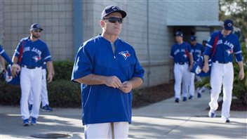 Le gérant John Gibbons au camp des Blue Jays de Toronto, à Dunedin en Floride. Le gérant John Gibbons au camp des Blue Jays de Toronto, à Dunedin en Floride.