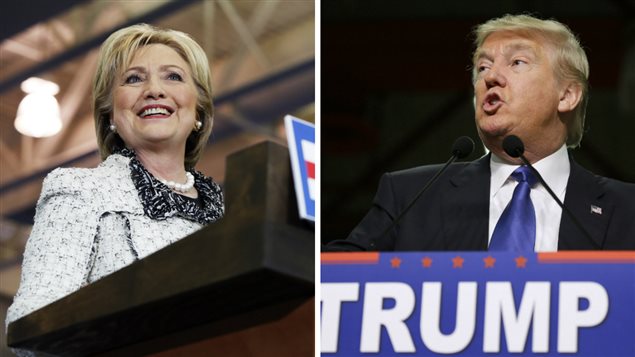 Hillary Clinton et Donald Trump Hillary Clinton et Donald Trump