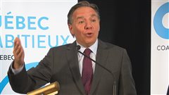 Le chef de la CAQ, François Legault Le chef de la CAQ, François Legault