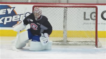Carey Price à l'entraînement jeudi Carey Price à l'entraînement jeudi