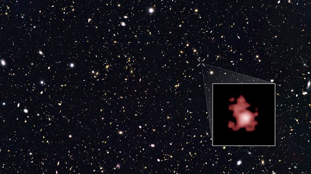 La galaxie GN-z11 La galaxie GN-z11