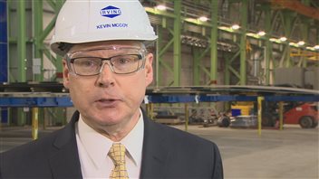 Le président de Irving Shipbuilding, Kevin McCoy Le président de Irving Shipbuilding, Kevin McCoy