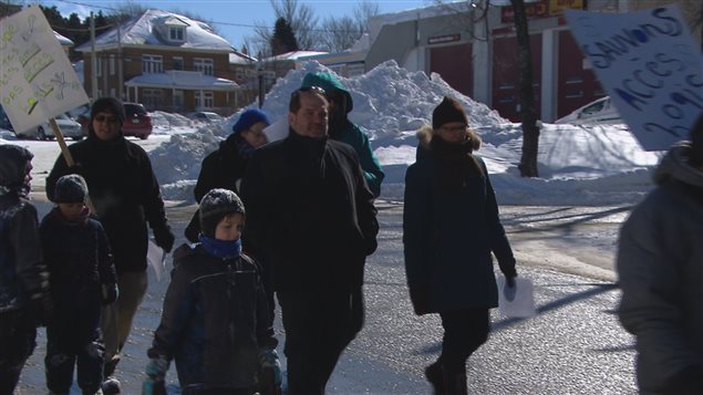 Le député de Rimouski Harold Lebel a pris part à la marche. Le député de Rimouski Harold Lebel a pris part à la marche.