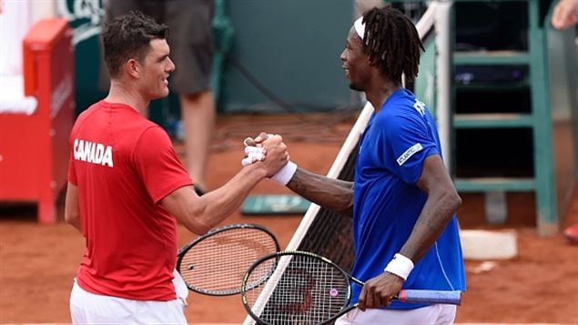 Frank Dancevic et Gaël Monfils Frank Dancevic et Gaël Monfils