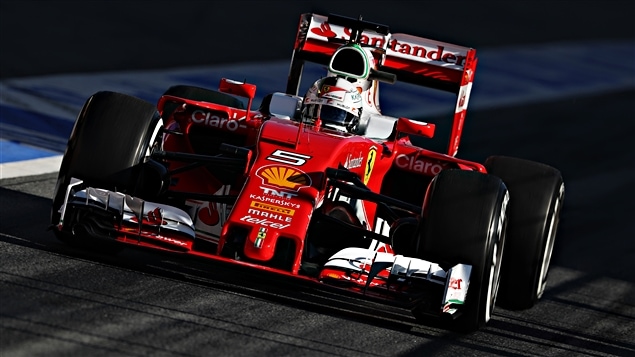 Sebastian Vettel à Barcelone Sebastian Vettel à Barcelone