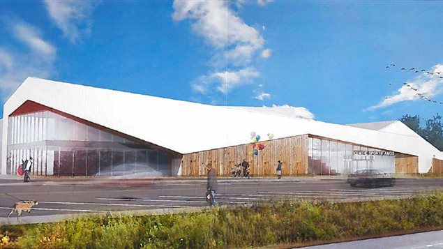 Le plan prévu pour le futur complexe sportif d'Amos Le plan prévu pour le futur complexe sportif d'Amos
