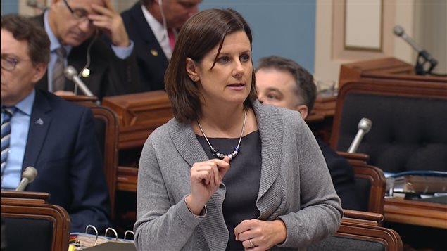 La ministre de la Justice, Stéphanie Vallée La ministre de la Justice, Stéphanie Vallée