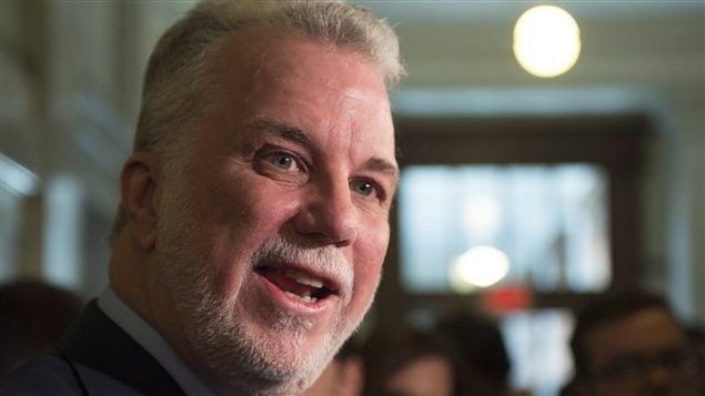 Le premier ministre du Québec, Philippe Couillard Le premier ministre du Québec, Philippe Couillard