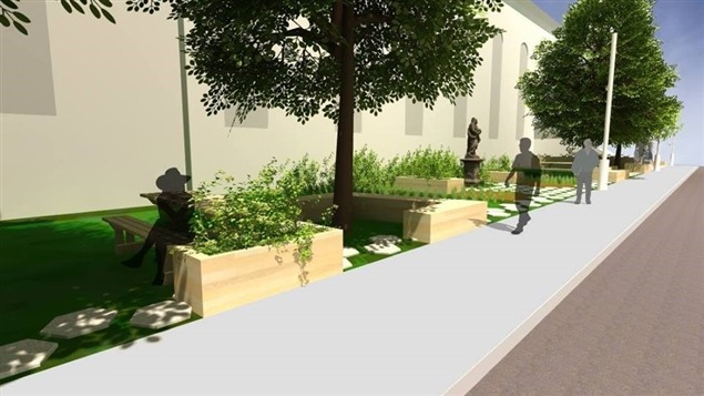 Vue latérale du projet dans Saint-Roch Vue latérale du projet dans Saint-Roch