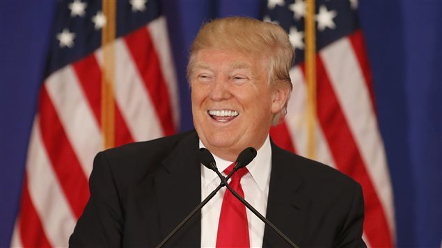 Le candidat à l'investiture du Parti républicain en vue de l'élection présidentielle, Donald Trump Le candidat à l'investiture du Parti républicain en vue de l'élection présidentielle, Donald Trump
