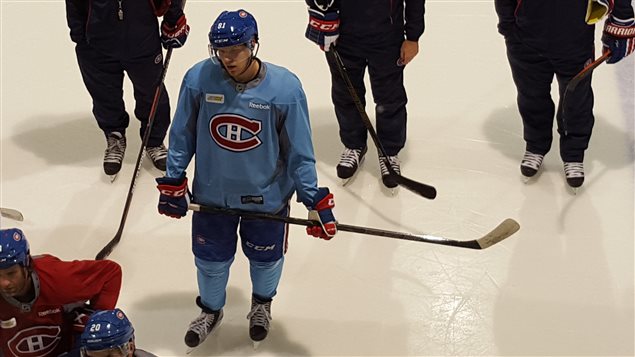 Lars Eller à l'entraînement Lars Eller à l'entraînement
