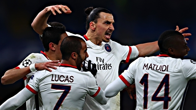 Zlatan Ibrahimovic du Paris Saint-Germain Zlatan Ibrahimovic du Paris Saint-Germain