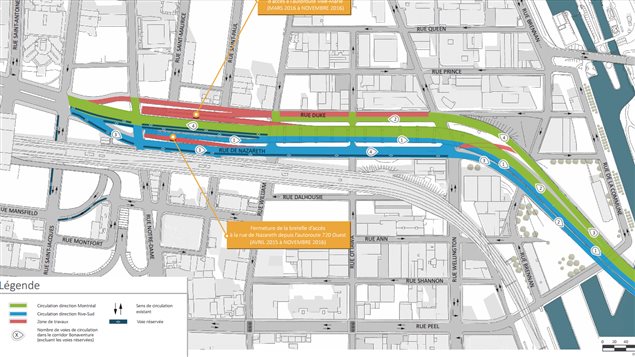 La circulation sur l’autoroute Bonaventure à partir du mois de mars La circulation sur l’autoroute Bonaventure à partir du mois de mars