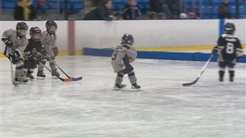 Daniel Niu joue au hockey Daniel Niu joue au hockey