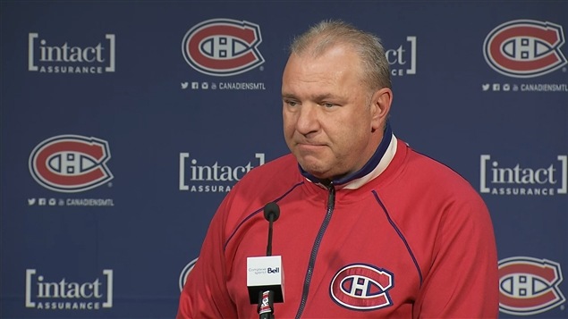 L'entraîneur-chef Michel Therrien. L'entraîneur-chef Michel Therrien.