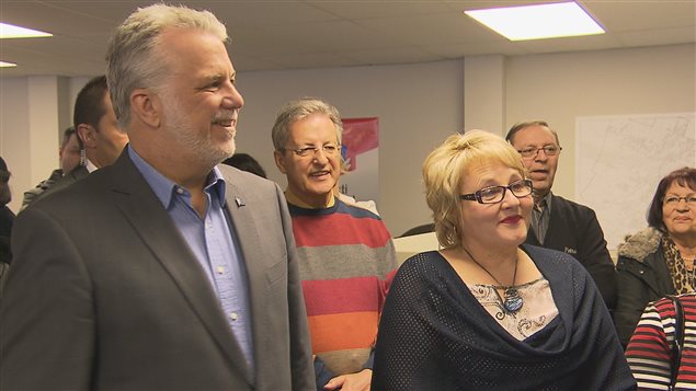 Philippe Couillard, Jean Tremblay et Francyne T. Gobeil Philippe Couillard, Jean Tremblay et Francyne T. Gobeil