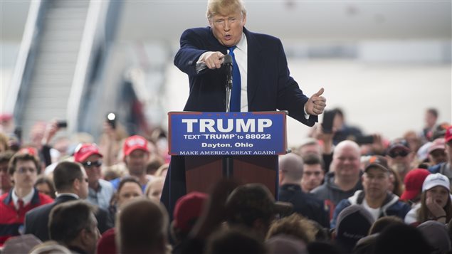 Donald Trump lors d'un discours en Ohio Donald Trump lors d'un discours en Ohio