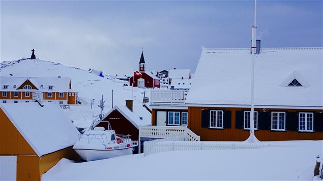 Un paysage du Groenland, en mars 2016 Un paysage du Groenland, en mars 2016