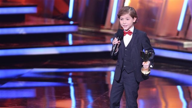 Jacob Tremblay, 9 ans, a été récompensé pour son rôle dans Room. Jacob Tremblay, 9 ans, a été récompensé pour son rôle dans Room.