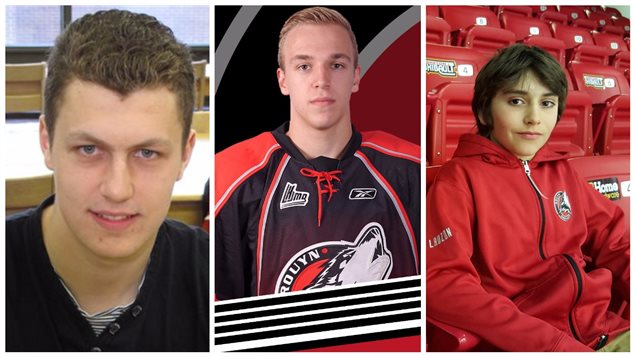 Redgie Bois, Jacob Neveu et Elliot Lauzon Redgie Bois, Jacob Neveu et Elliot Lauzon