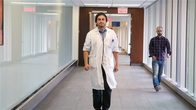 Le Dr Imran Ahmad, hématologue à l'hôpital Maisonneuve-Rosemont.