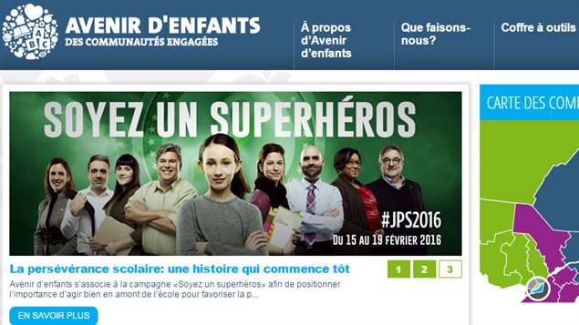 Site web d'Avenir d'enfants Site web d'Avenir d'enfants