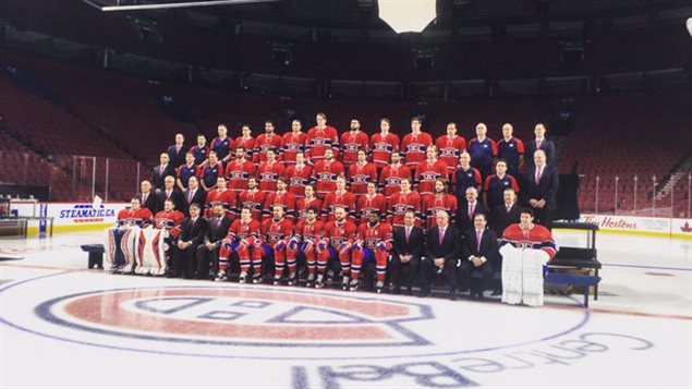 Photo d'équipe du Canadien de Montréal, saison 2015-16 Photo d'équipe du Canadien de Montréal, saison 2015-16