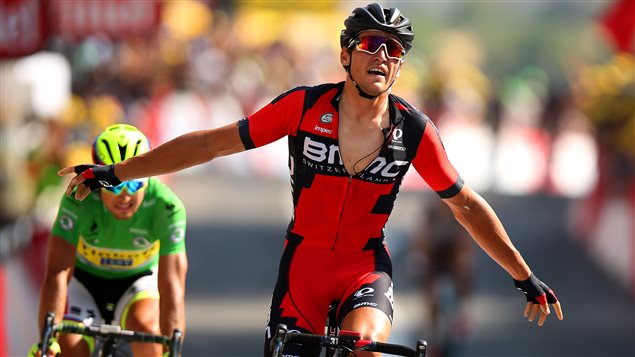 Greg Van Avermaet précède Peter Sagan Greg Van Avermaet précède Peter Sagan