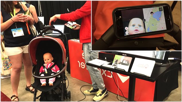 Le Smile Explorer capte automatiquement les sourires des bébés. Le Smile Explorer capte automatiquement les sourires des bébés.
