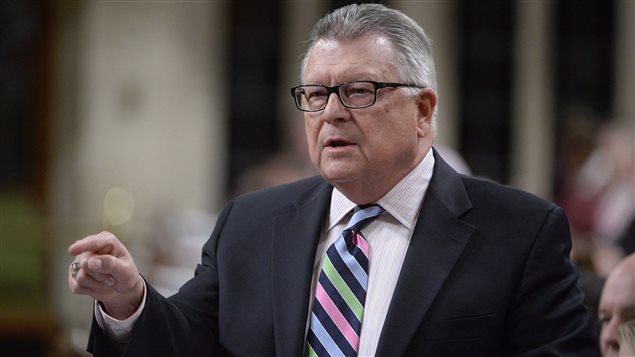 Le ministre de la Sécurité publique du Canada, Ralph Goodale Le ministre de la Sécurité publique du Canada, Ralph Goodale