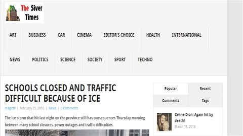 Le site sivertimes.com reprend des textes traduits mots pour mots de l'Acadie Nouvelle. Le site sivertimes.com reprend des textes traduits mots pour mots de l'Acadie Nouvelle.