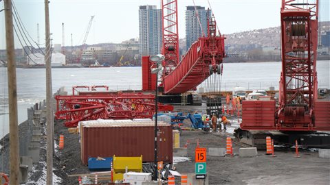 Construction du futur pont Champlain Construction du futur pont Champlain