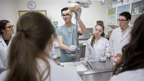 Mathieu Chamberland est l'un des étudiants, appelés moniteurs, qui sont responsables des ateliers dans les laboratoires. Mathieu Chamberland est l'un des étudiants, appelés moniteurs, qui sont responsables des ateliers dans les laboratoires.
